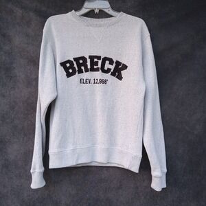 Breck Breckenridge Colorado Rockies Ski Resort Graphic Crewneck Sweatshirt Small